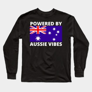 Powered by Aussie Vibes Long Sleeve T-Shirt